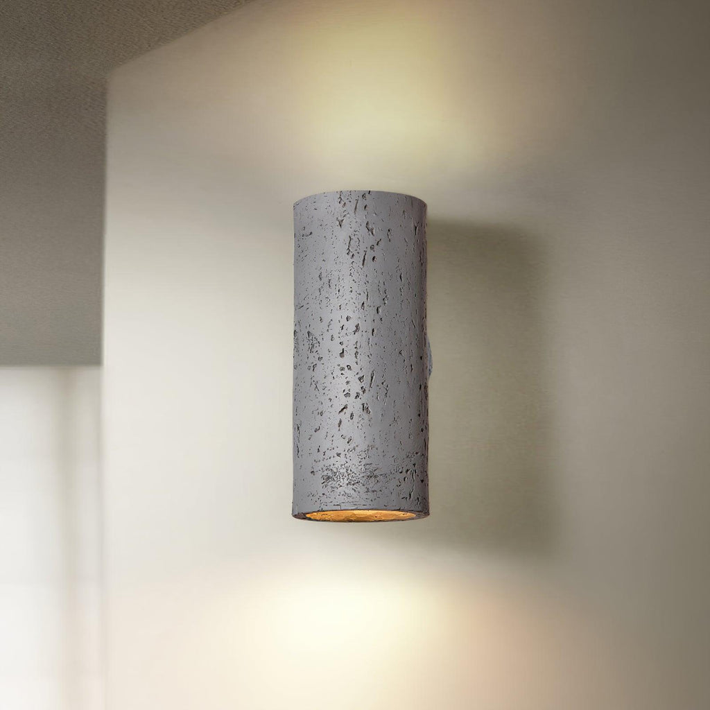 Rinalo Applique – Materiale Composito – Grigio – Cilindrico – Design Moderno
