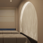 Luce a Parete LED Moderna con Effetto Ripple Acqua Fluente – Visuale Aurora 3D per Camera da Letto o Lounge