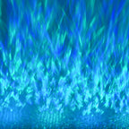 Luce a Parete LED Moderna con Effetto Ripple Acqua Fluente – Visuale Aurora 3D per Camera da Letto o Lounge