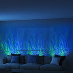 Luce a Parete LED Moderna con Effetto Ripple Acqua Fluente – Visuale Aurora 3D per Camera da Letto o Lounge
