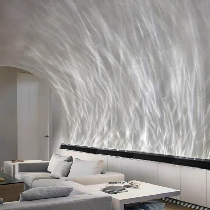 Luce a Parete LED Moderna con Effetto Ripple Acqua Fluente – Visuale Aurora 3D per Camera da Letto o Lounge