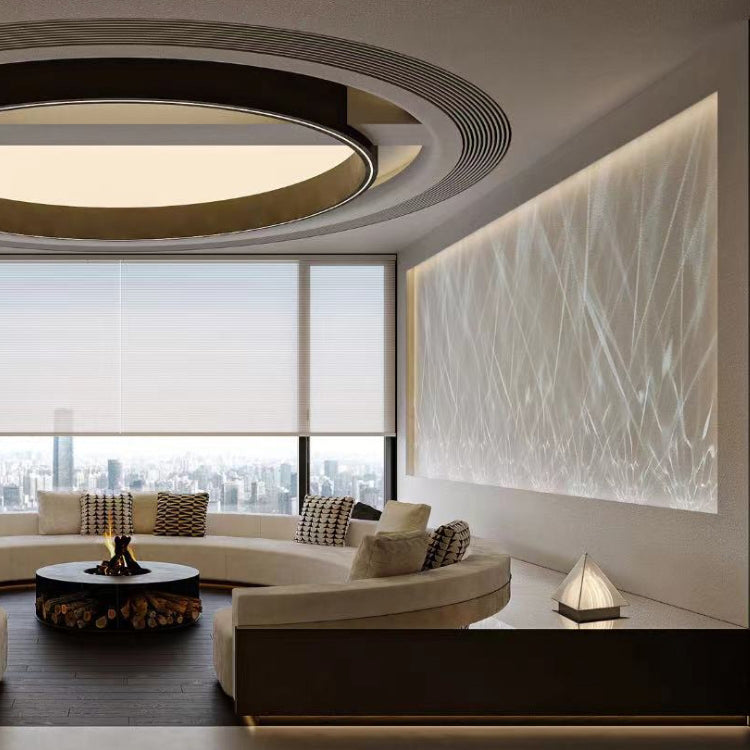 Luce a Parete LED Moderna con Effetto Ripple Acqua Fluente – Visuale Aurora 3D per Camera da Letto o Lounge