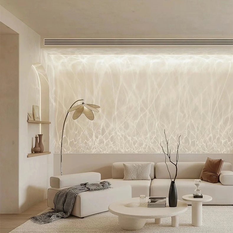 Luce a Parete LED Moderna con Effetto Ripple Acqua Fluente – Visuale Aurora 3D per Camera da Letto o Lounge