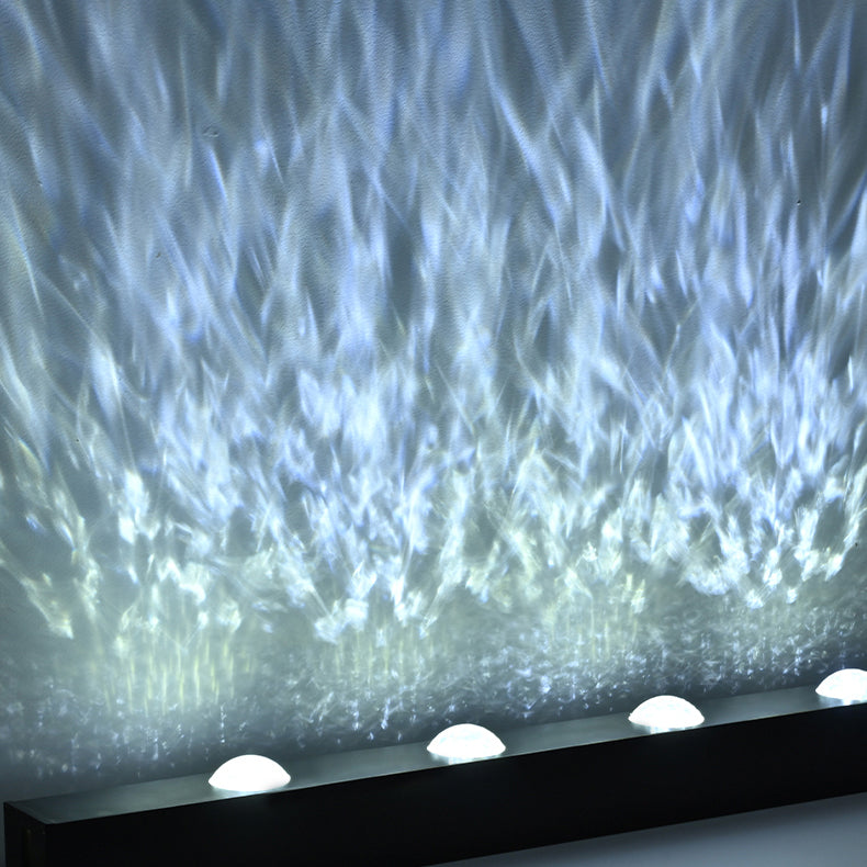 Luce a Parete LED Moderna con Effetto Ripple Acqua Fluente – Visuale Aurora 3D per Camera da Letto o Lounge
