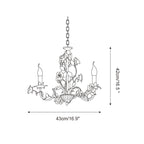 Evelisse Vintage Bianco Lampadario