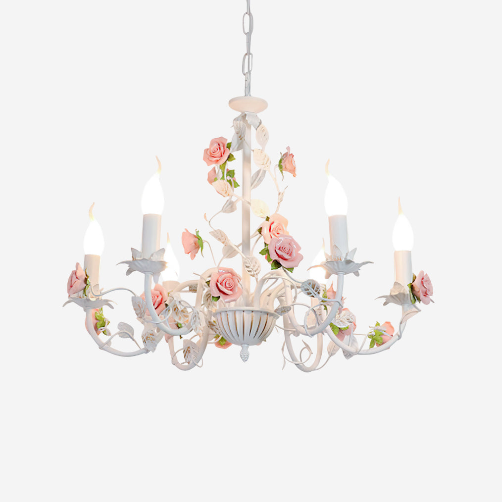 Evelisse Vintage Bianco Lampadario
