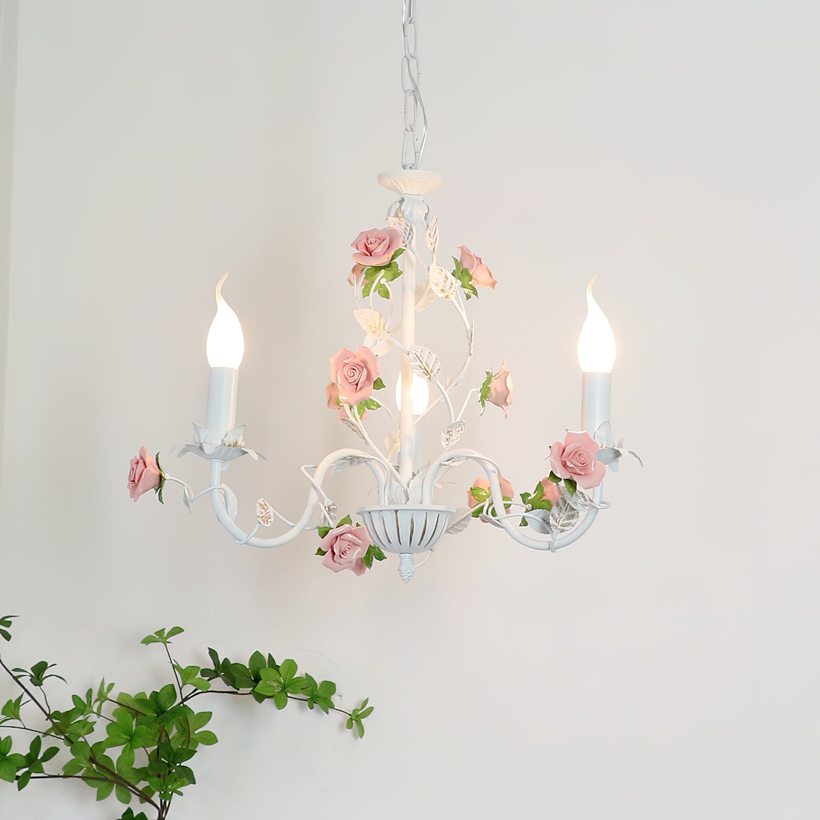 Evelisse Vintage Bianco Lampadario