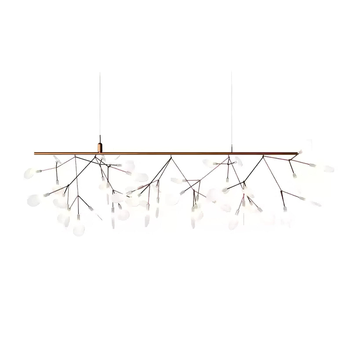 Lampadario LED Firefly in Oro Rosa