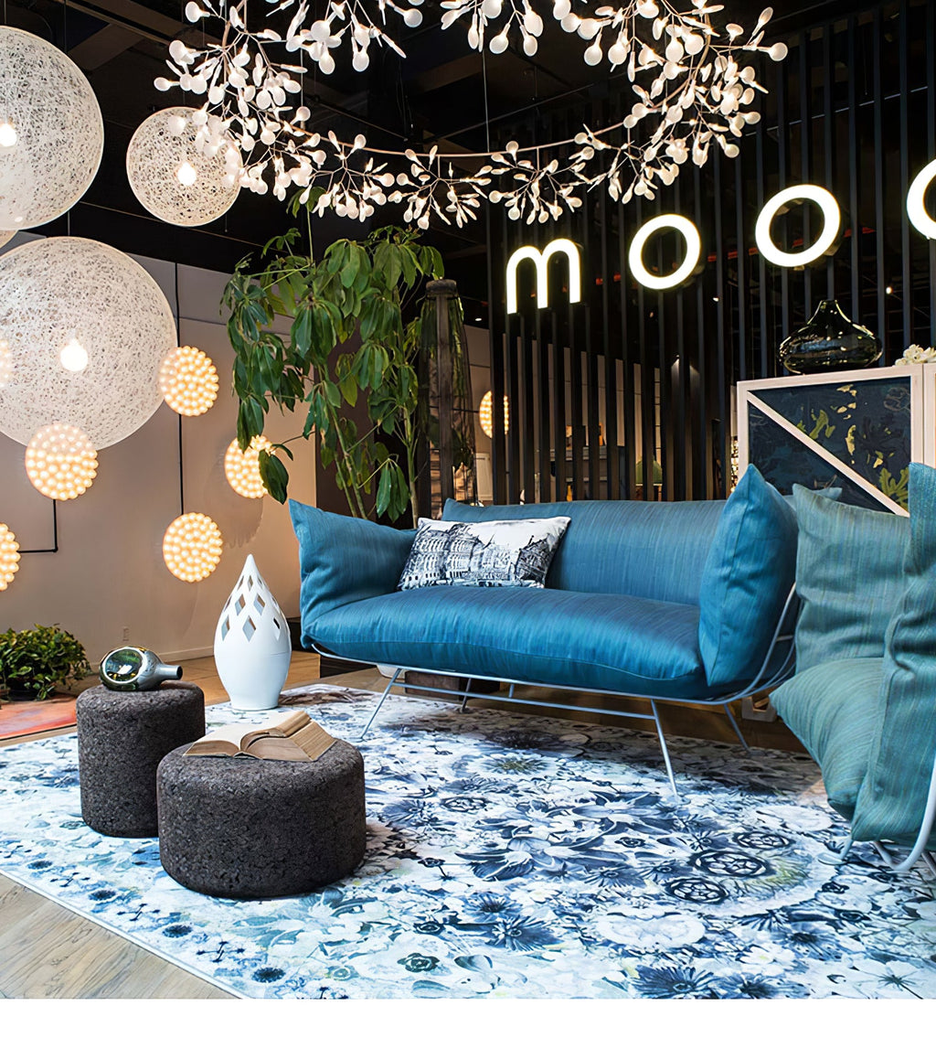 Lampadario LED Firefly in Oro Rosa