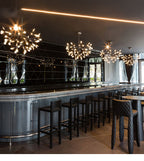 Lampadario LED Firefly in Oro Rosa