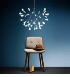 Lampadario LED Firefly in Oro Rosa