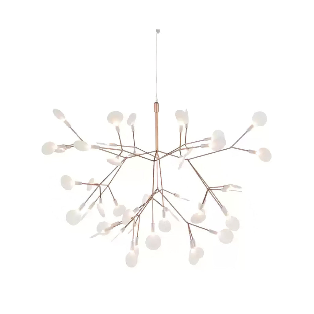 Lampadario LED Firefly in Oro Rosa