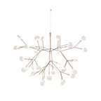 Lampadario LED Firefly in Oro Rosa