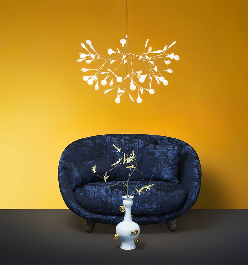 Lampadario LED Firefly in Oro Rosa