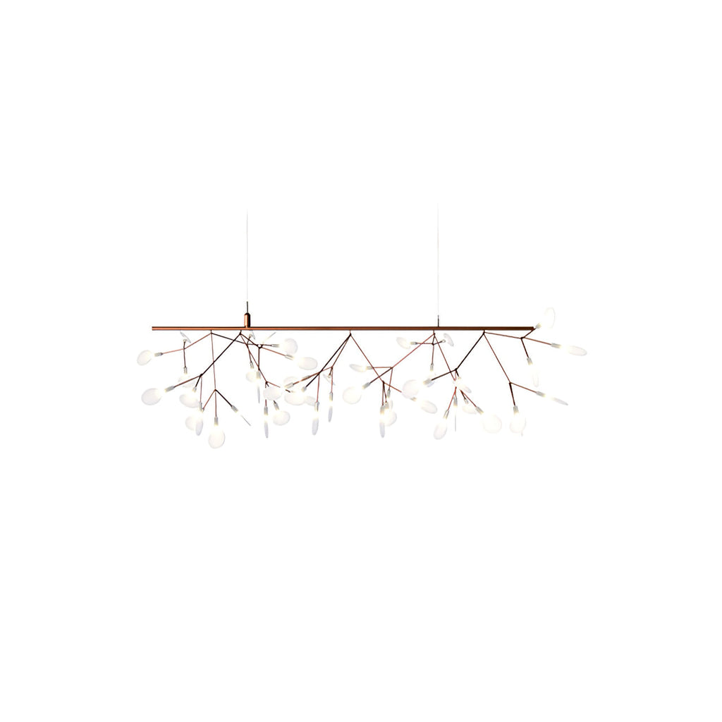Lampadario LED Firefly in Oro Rosa
