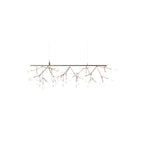 Lampadario LED Firefly in Oro Rosa