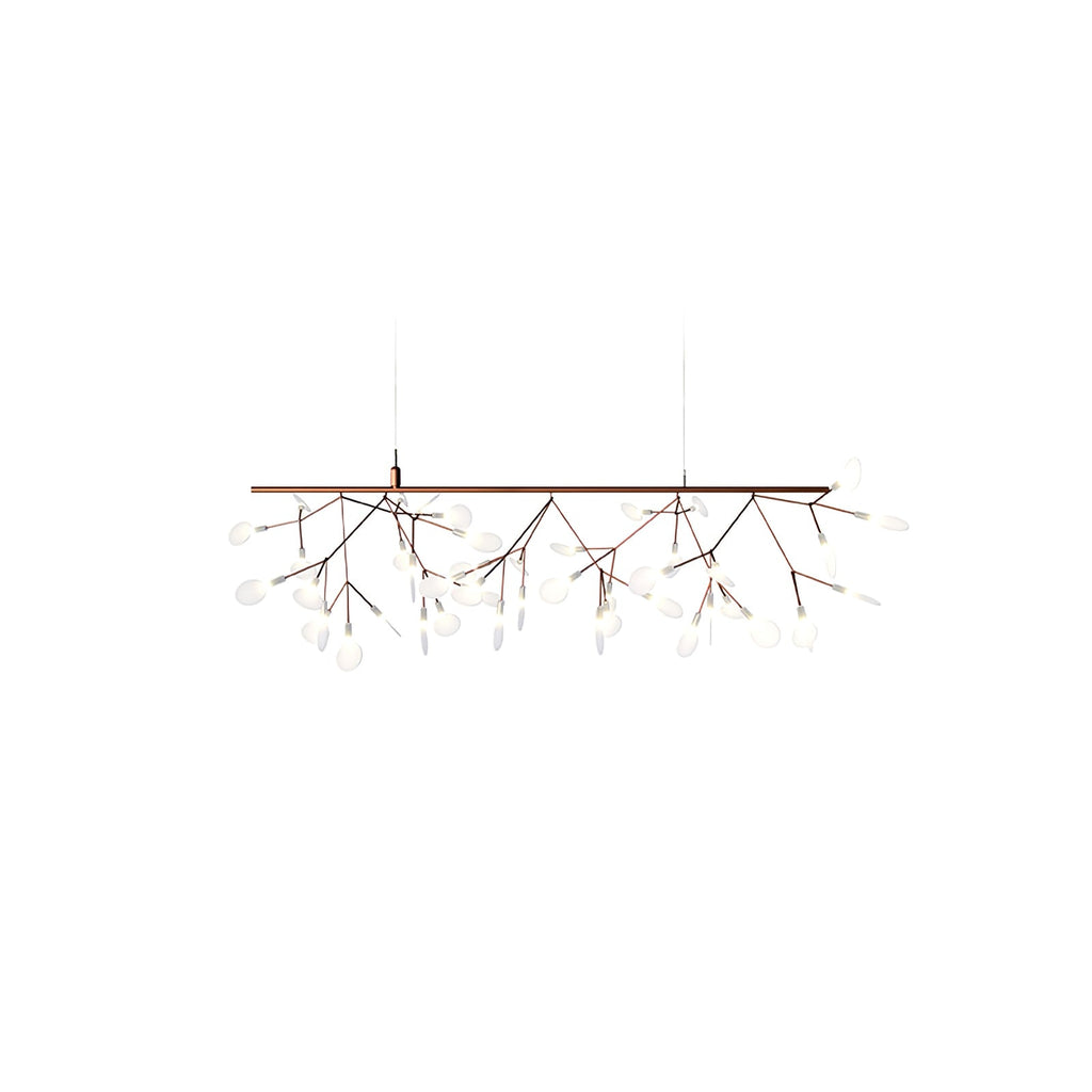 Lampadario LED Firefly in Oro Rosa
