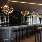 Lampadario LED Firefly in Oro Rosa
