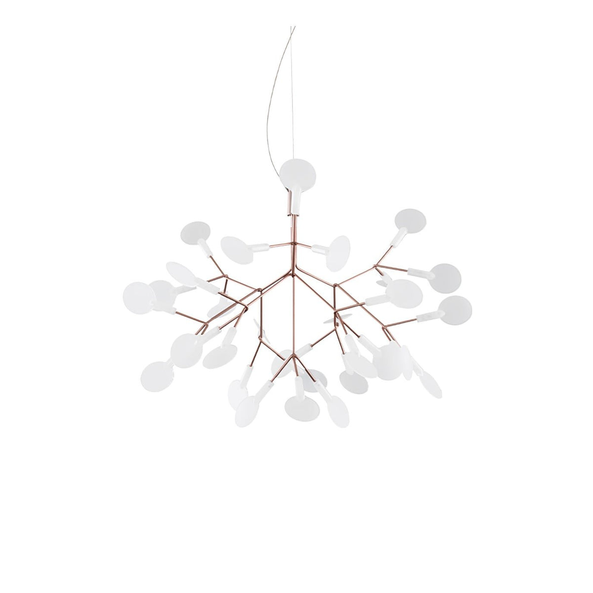 Lampadario LED Firefly in Oro Rosa