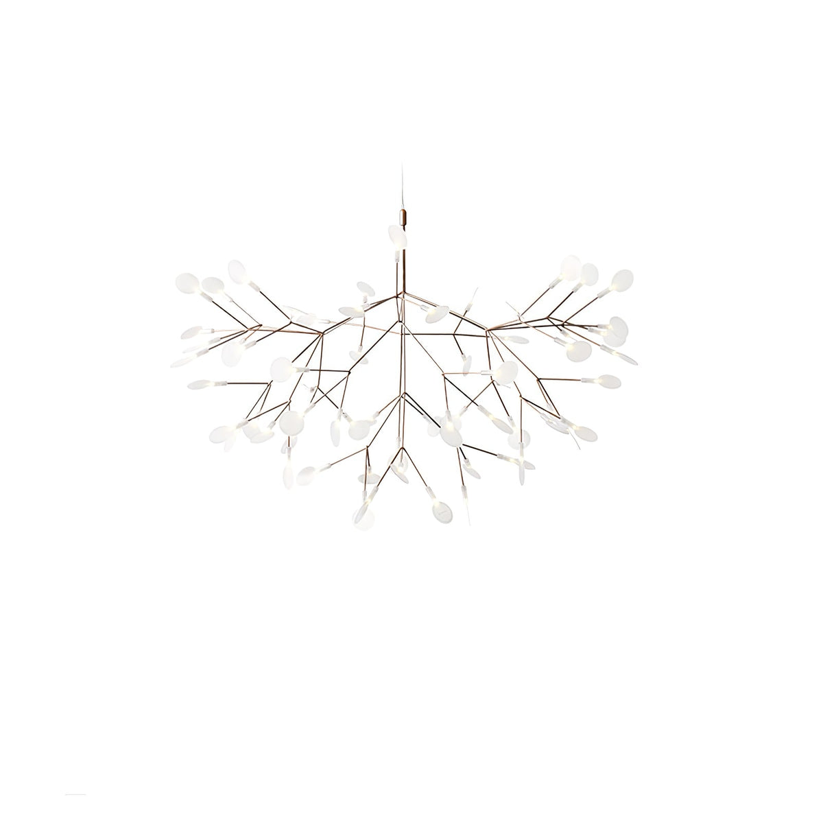 Lampadario LED Firefly in Oro Rosa