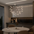 Lampadario LED Firefly in Oro Rosa