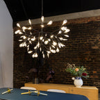 Lampadario LED Firefly in Oro Rosa