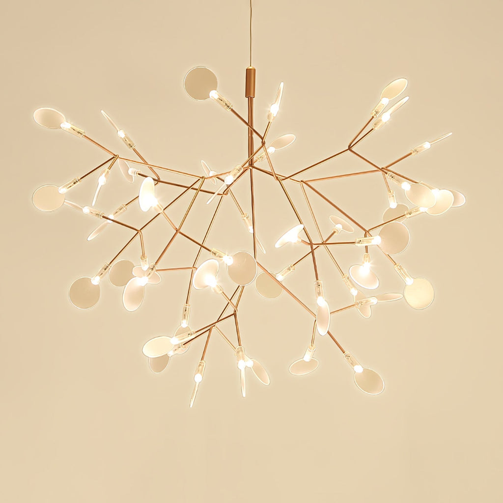 Lampadario LED Firefly in Oro Rosa