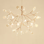 Lampadario LED Firefly in Oro Rosa