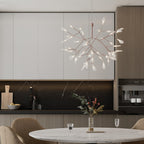 Lampadario LED Firefly in Oro Rosa