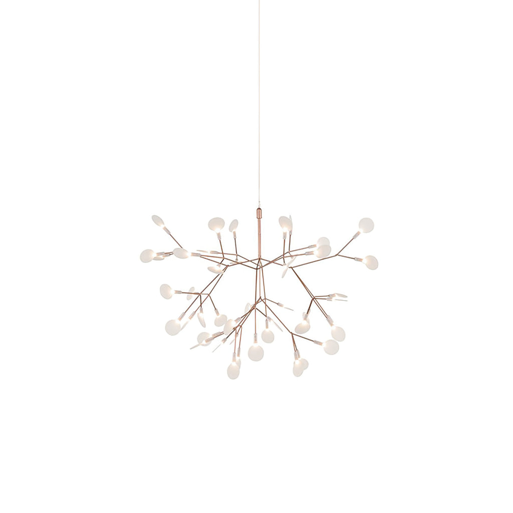 Lampadario LED Firefly in Oro Rosa