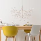 Lampadario LED Firefly in Oro Rosa