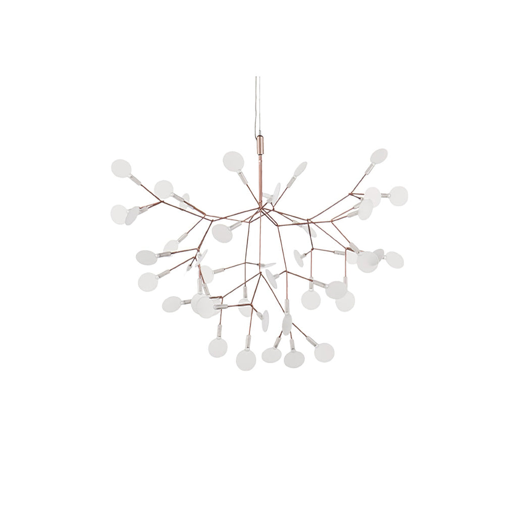 Lampadario LED Firefly in Oro Rosa