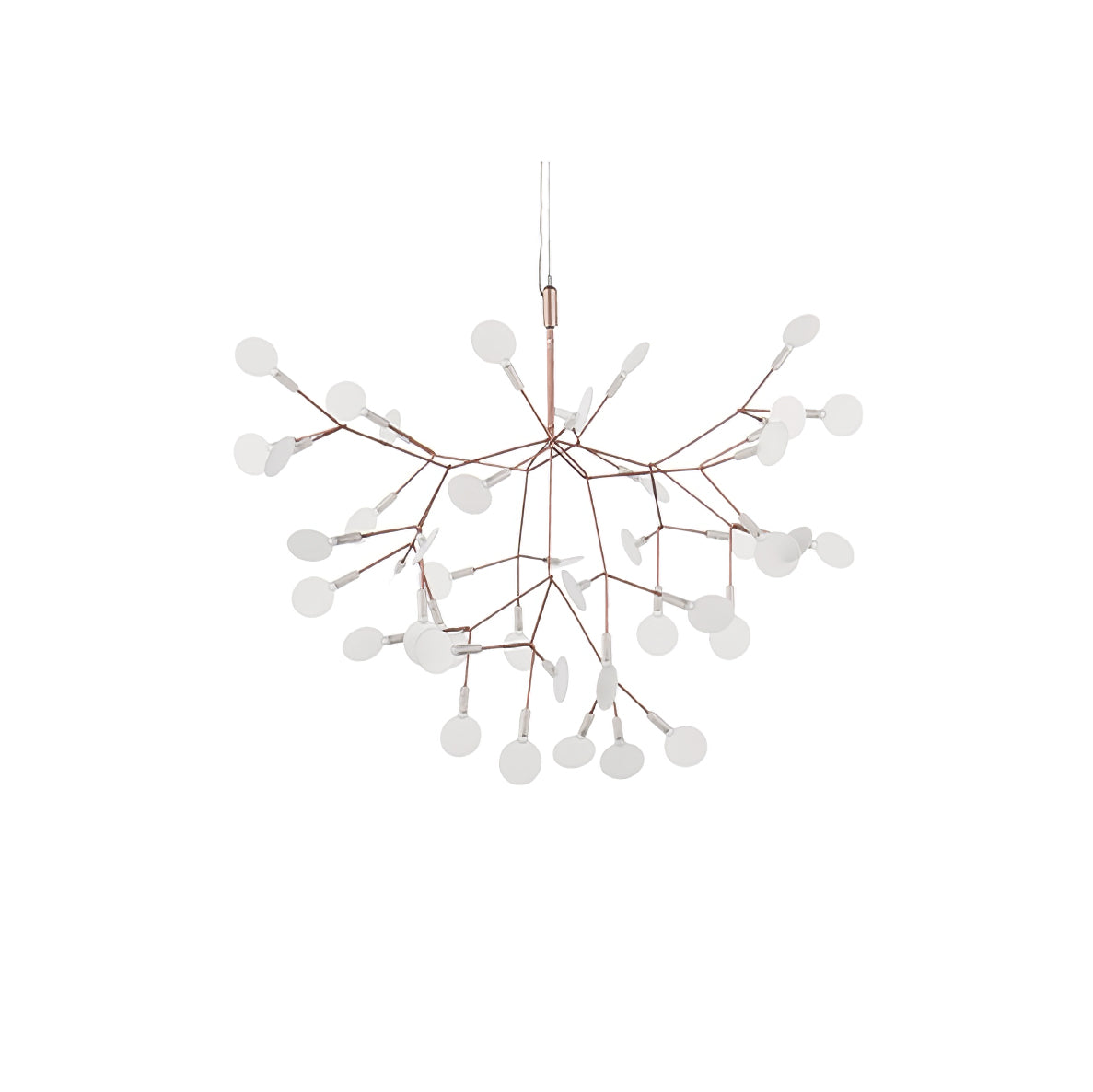 Lampadario LED Firefly in Oro Rosa
