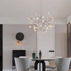 Lampadario LED Firefly in Oro Rosa