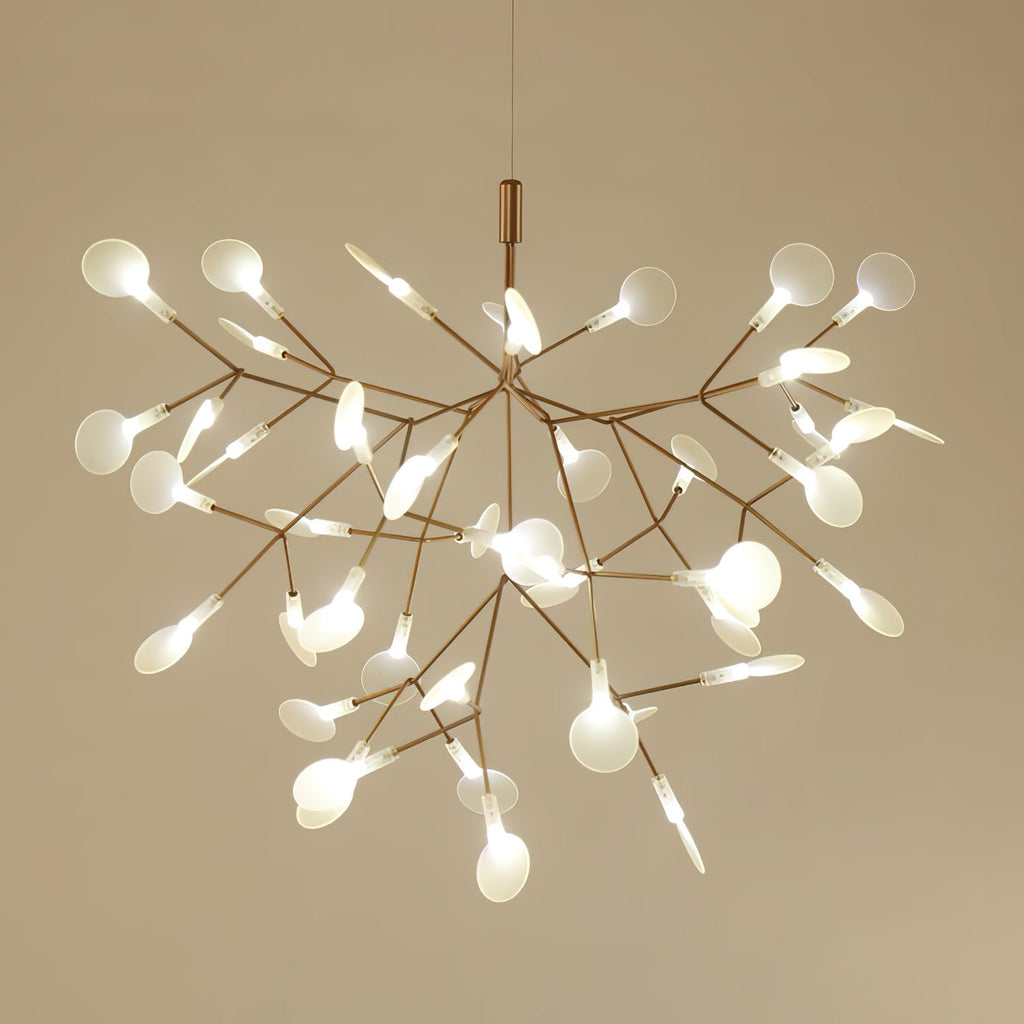 Lampadario LED Firefly in Oro Rosa