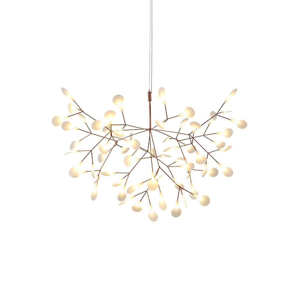 Lampadario LED Firefly in Oro Rosa