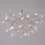 Lampadario LED Firefly in Oro Rosa
