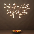 Lampadario LED Firefly in Oro Rosa