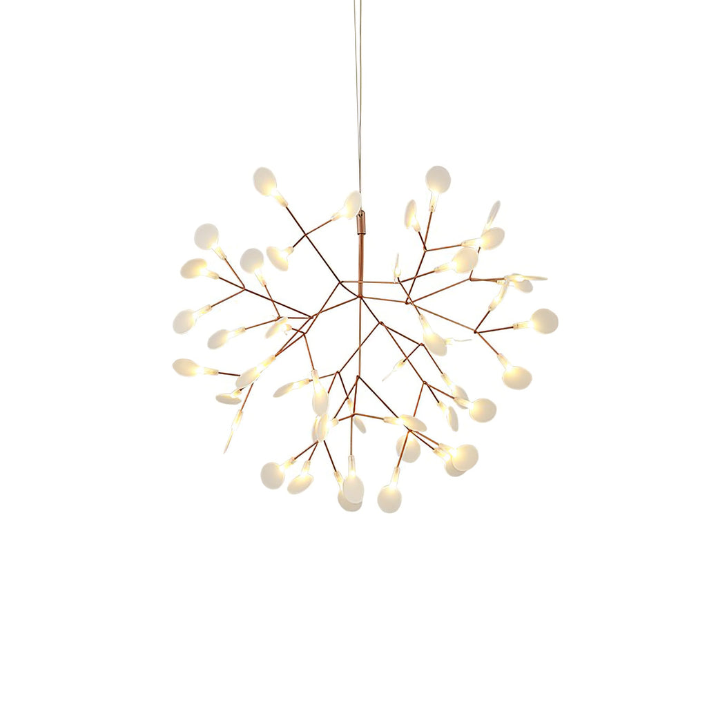 Lampadario LED Firefly in Oro Rosa