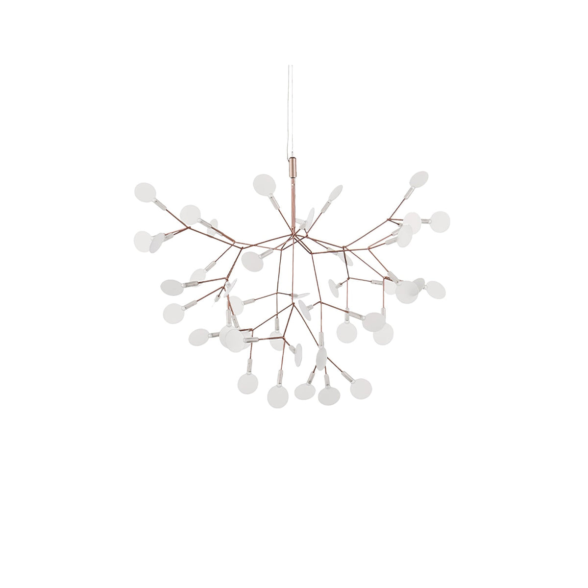 Lampadario LED Firefly in Oro Rosa