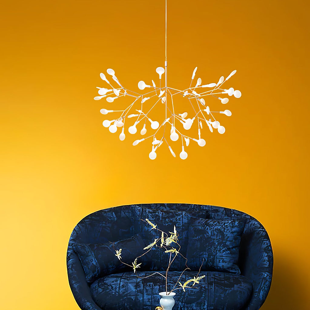 Lampadario LED Firefly in Oro Rosa