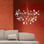 Lampadario LED Firefly in Oro Rosa