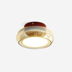 Lampada da soffitto a incasso in vetro retro di giugno