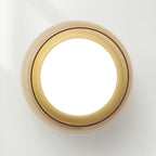 Lampada da soffitto a montaggio a filo in vetro retro Vintage