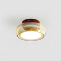 Lampada da soffitto a montaggio a filo in vetro retro Vintage