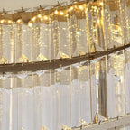 Moderna Creativa Lampada da Soffitto Rotonda in Cristallo