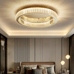 Moderna Creativa Lampada da Soffitto Rotonda in Cristallo