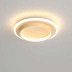 Lampada da soffitto moderna rotonda in metallo e acrilico