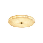Lampada da soffitto in alabastro mosaico rotondo