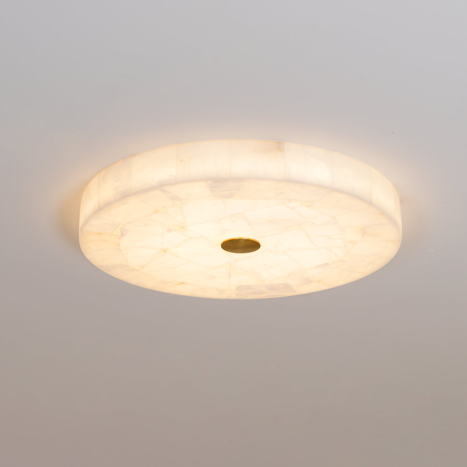 Lampada da Soffitto Rotonda in Alabastro Delya